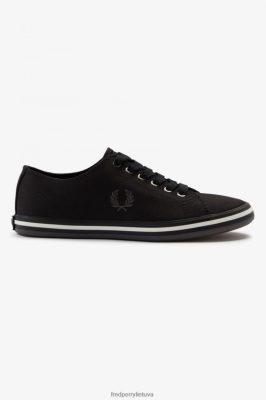 Fred Perry Batai - Fred Perry Kingstonas juodas / metalinis vyrų PXR4PH211 avalynė