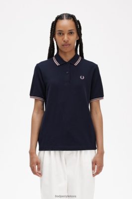 Fred Perry Batai - Fred Perry g3600 tamsiai / kreidos rožinė moterų PXR4PH635 drabužių