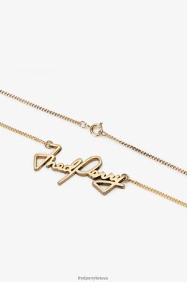 Fred Perry Batai - Fred Perry karoliai aukso unisex PXR4PH112 priedai