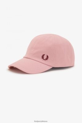 Fred Perry Batai - Fred Perry klasikinis pique kepuraitė kreidos rausvos spalvos unisex PXR4PH70 priedai