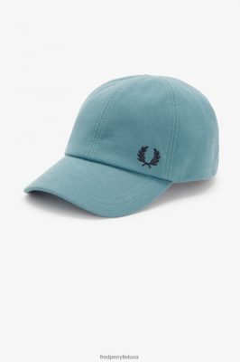 Fred Perry Batai - Fred Perry klasikinis pique kepuraitė pelenų mėlyna unisex PXR4PH73 priedai
