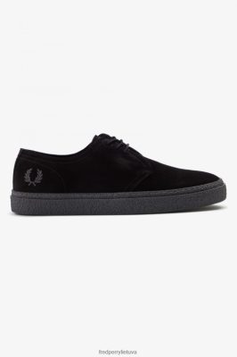Fred Perry Batai - Fred Perry liepa juodas vyrų PXR4PH184 avalynė