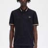 Fred Perry Batai - Fred Perry m2 juoda/šampanas vyrų PXR4PH356 drabužių