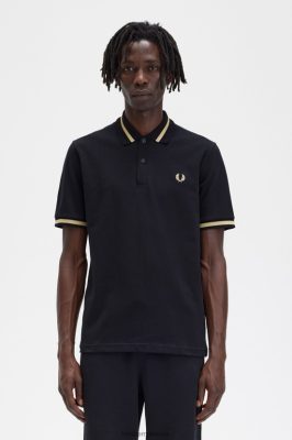 Fred Perry Batai - Fred Perry m2 juoda/šampanas vyrų PXR4PH356 drabužių