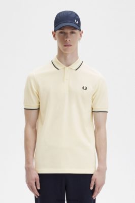 Fred Perry Batai - Fred Perry m3600 1 marškinėliai ledai/šviesus ledas/juodas vyrų PXR4PH262 drabužių