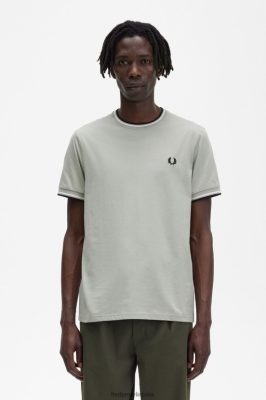 Fred Perry Batai - Fred Perry marškinėliai su dviem galais jūros žolės vyrų PXR4PH533 drabužių