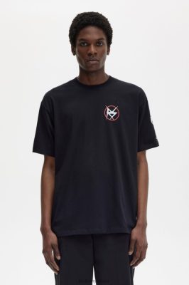 Fred Perry Batai - Fred Perry marginti marškinėliai baltas vyrų PXR4PH548 drabužių