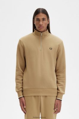 Fred Perry Jackets - Fred Perry megztinis su puse uztrauktuku šiltas akmuo vyrų PXR4PH427 drabužių