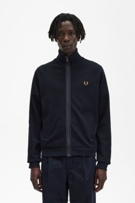 Fred Perry Jackets - Fred Perry megztos juostos striukė juodas vyrų PXR4PH15 drabužių