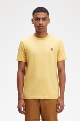 Fred Perry Jackets - Fred Perry ringer marškinėliai auksinė valanda vyrų PXR4PH520 drabužių