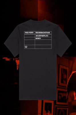 Fred Perry Shorts - Fred Perry Munich ringer marškinėliai juodas vyrų PXR4PH573 drabužių