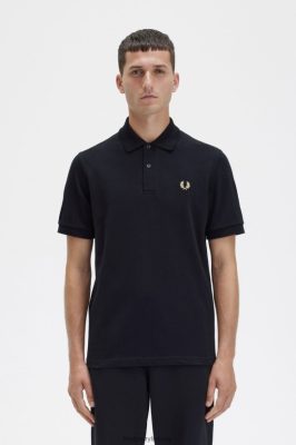 Fred Perry Shorts - Fred Perry m3 juoda/šampanas vyrų PXR4PH317 drabužių