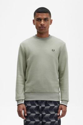 Fred Perry Shorts - Fred Perry megztinis su įgula kaklu jūros žolės vyrų PXR4PH426 drabužių