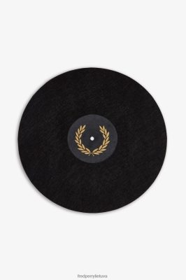 Fred Perry Shorts - Fred Perry vinilo slydimo kilimėlis juodas unisex PXR4PH101 priedai